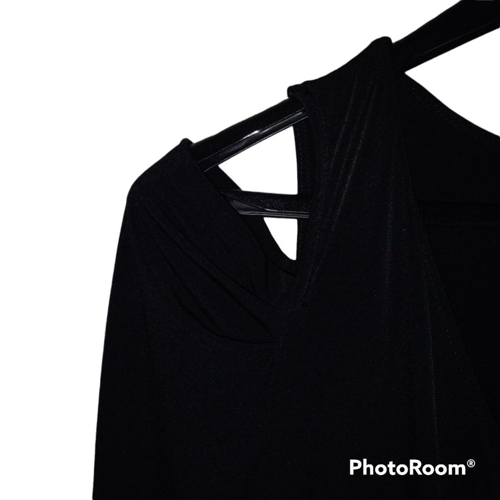 VENUS Black Cold Shoulder Bodycon Dress Women’s Size S - Picture 11 of 14